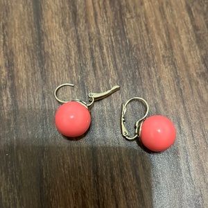 Gumball earrings hot pink